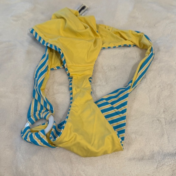 New! SET Dippin' Daisy's Striped Bikini Lotus Top & Haven Bottom 31457 - Picture 7 of 11